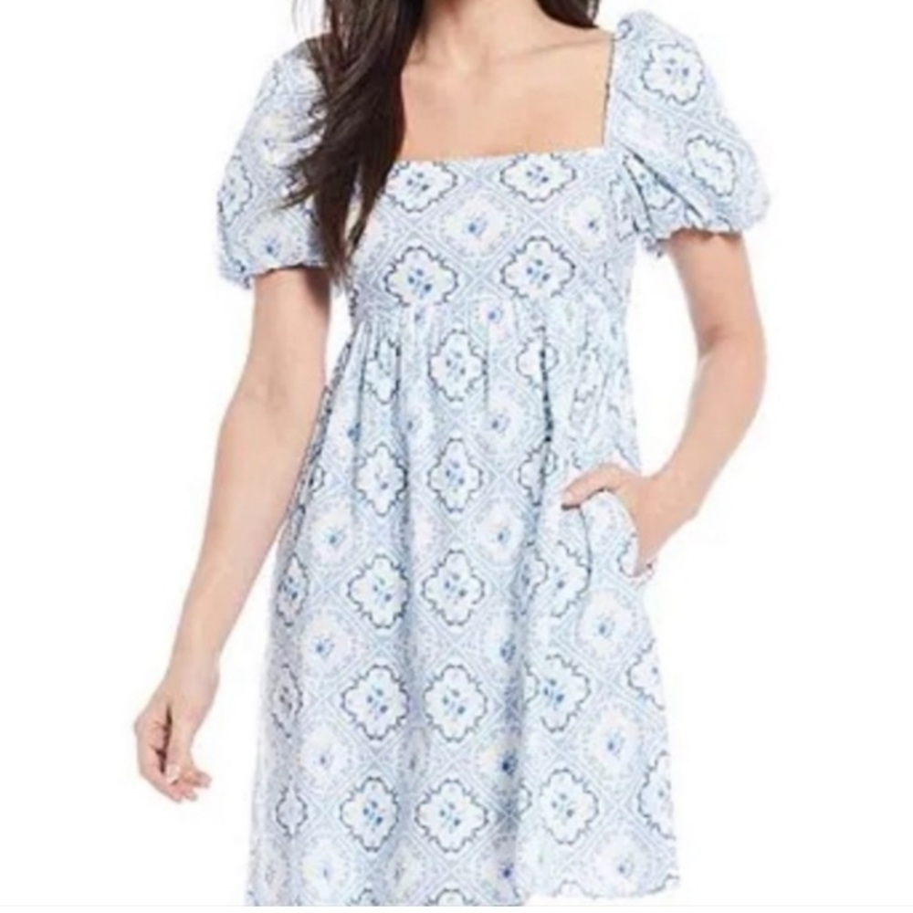 Blue Patterned women’s dress